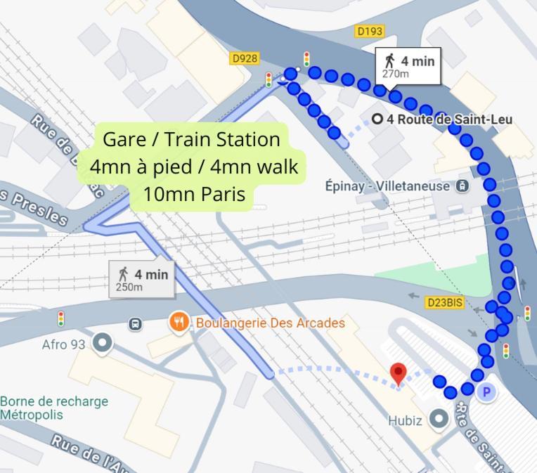Gare En Face A Pied - Paris 10Mn - Parking Prive Gratuit - De 1 A 8 Personnes - Souplex - Tout Equipe - Entierement Renove Montmagny Extérieur photo